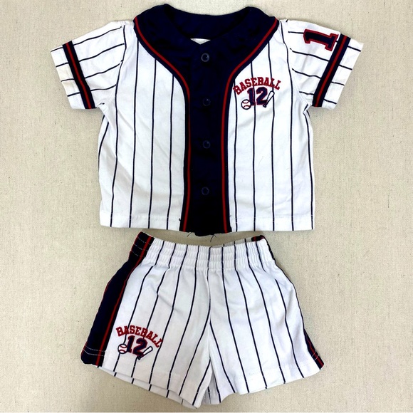 MINIWEAR Baseball Baby Set Size 3-6 Months - Picture 1 of 4